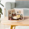 RoboTime 3D dřevěná skládačka Miniatura domečku Ložnice Sweet Dream