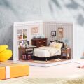 RoboTime 3D dřevěná skládačka Miniatura domečku Ložnice Sweet Dream