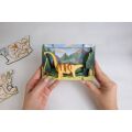 EscapeWelt 3D dřevěné puzzle Brontosaurus