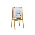 Jeujura Dřevěná multifunkční tabule 54x54 cm s rolí papíru