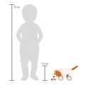 small foot Dřevěná tahací hračka Pejsek se šustivými oušky