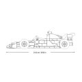Sluban Model Bricks M38-B1527 Závodní formule v měřítku 1:32