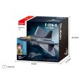 Sluban Model Bricks M38-B1613 Stíhací letoun F-22 Raptor v měřítku 1:44