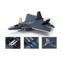 Sluban Model Bricks M38-B1613 Stíhací letoun F-22 Raptor v měřítku 1:44