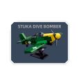 Sluban Model Bricks M38-B1617D Střemhlavý bombardér Stuka v měřítku 1:72