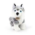 Rappa Plyšový pes husky sedící 30 cm ECO-FRIENDLY