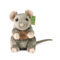Rappa Plyšová myš sedící 16 cm ECO-FRIENDLY
