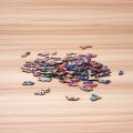RoboTime Dřevěné puzzle Květinová mandala