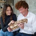 Ugears 3D dřevěné mechanické puzzle Niněra (Hurdy-Gurdy)