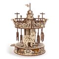 Ugears 3D dřevěné mechanické puzzle Kolotoč