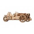 Ugears 3D dřevěné mechanické puzzle Tříkolka UGR-S