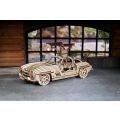 Ugears 3D dřevěné mechanické puzzle Auto Winged Sports Coupe