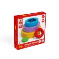 Bigjigs Toys Skládací květinová věž