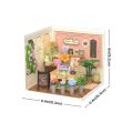 RoboTime 3D dřevěná skládačka Miniatura domečku Květinářství Fresh Flower
