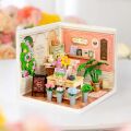 RoboTime 3D dřevěná skládačka Miniatura domečku Květinářství Fresh Flower