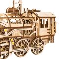RoboTime 3D dřevěná mechanická skládačka Parní lokomotiva