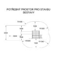Dětské hřiště TEREZKA Komfort 125 se skluzavkou