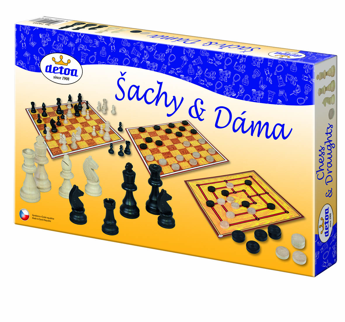 Levně Detoa Šachy a dáma