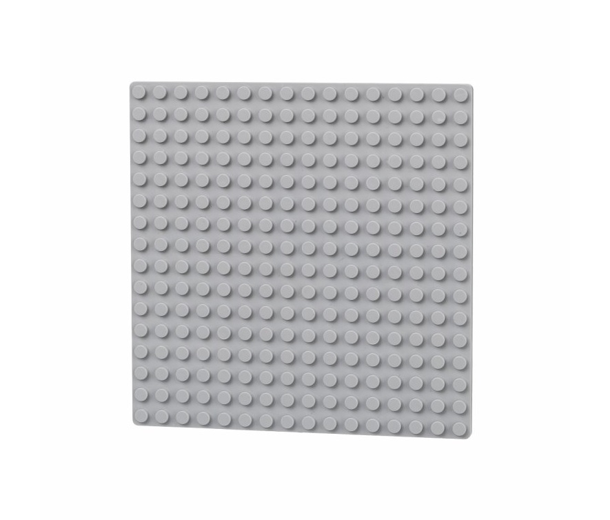 Levně L-W Toys Oboustranná deska 16x16 světle šedá