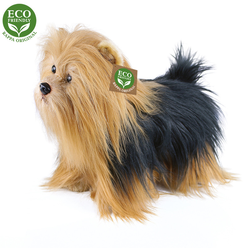 Levně Rappa Plyšový jorkšír stojící 30 cm ECO-FRIENDLY