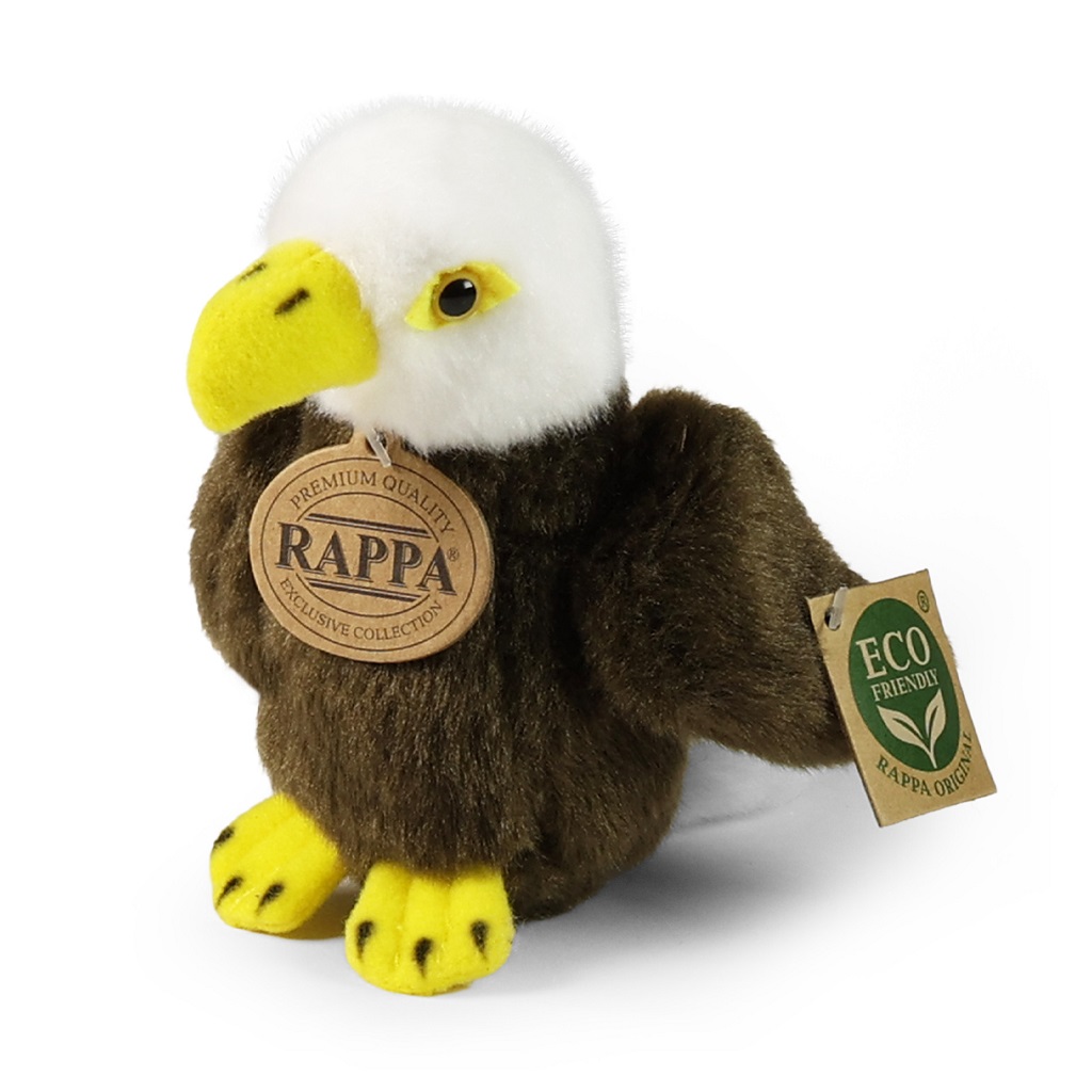 Levně Rappa Plyšový pták orel 13 cm ECO-FRIENDLY