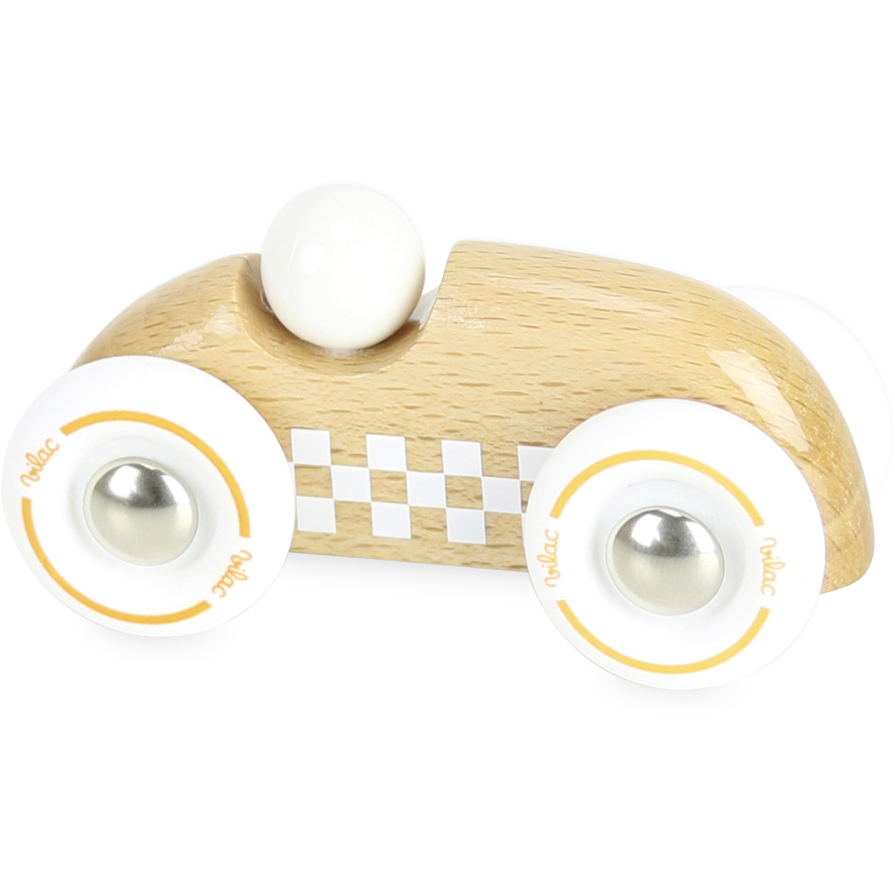 Levně Vilac Dřevěné auto mini rallye přírodní