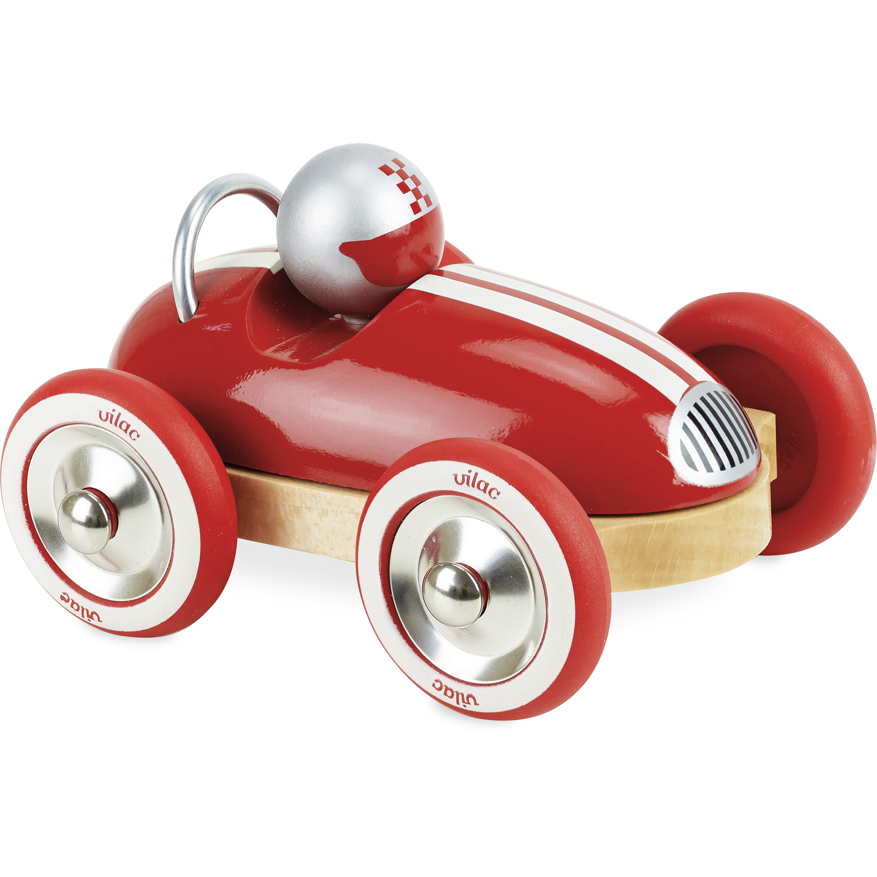 Levně Vilac Dřevěné auto Roadster vintage červené