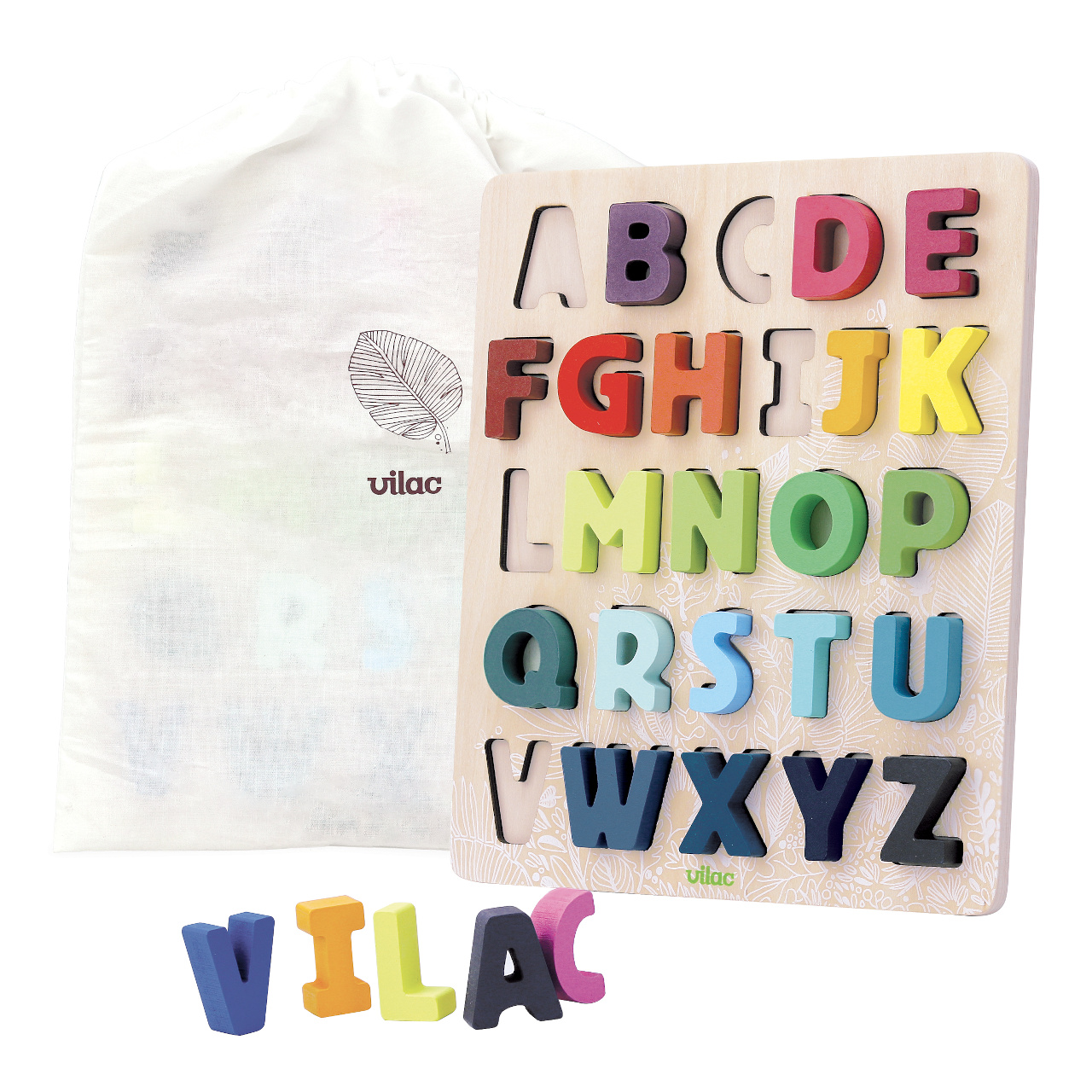 Levně Vilac Vkládací puzzle Abeceda