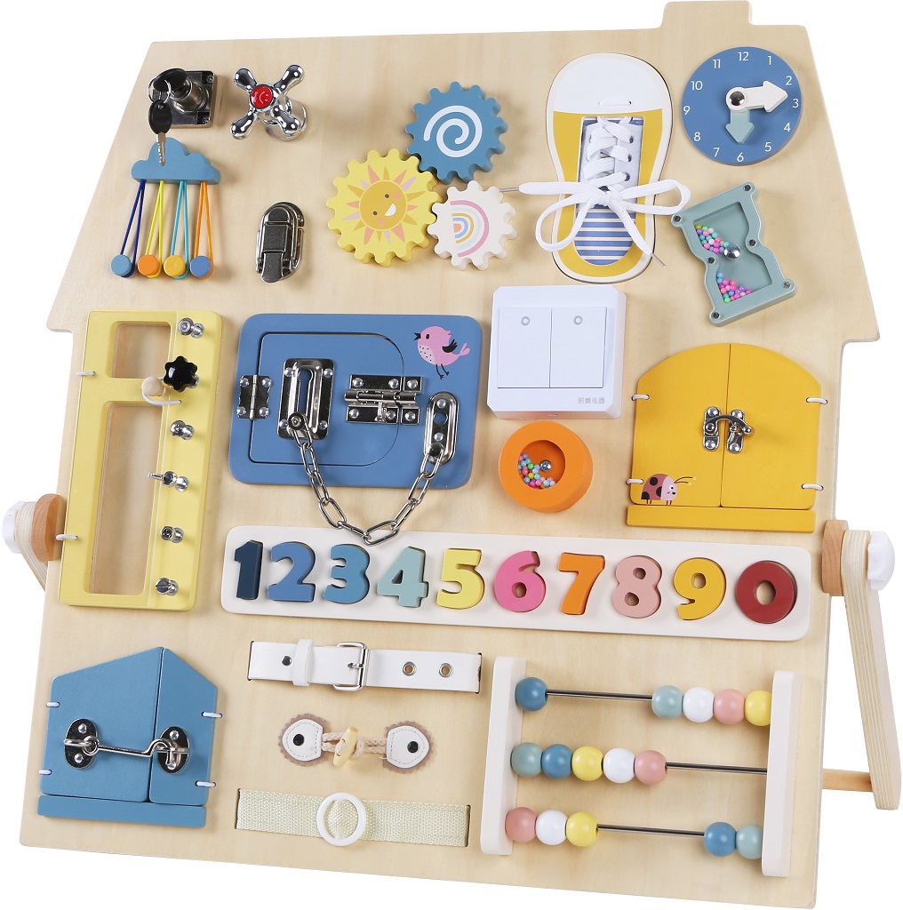 Levně 2Kids Toys Activity board Senzorická deska Domeček