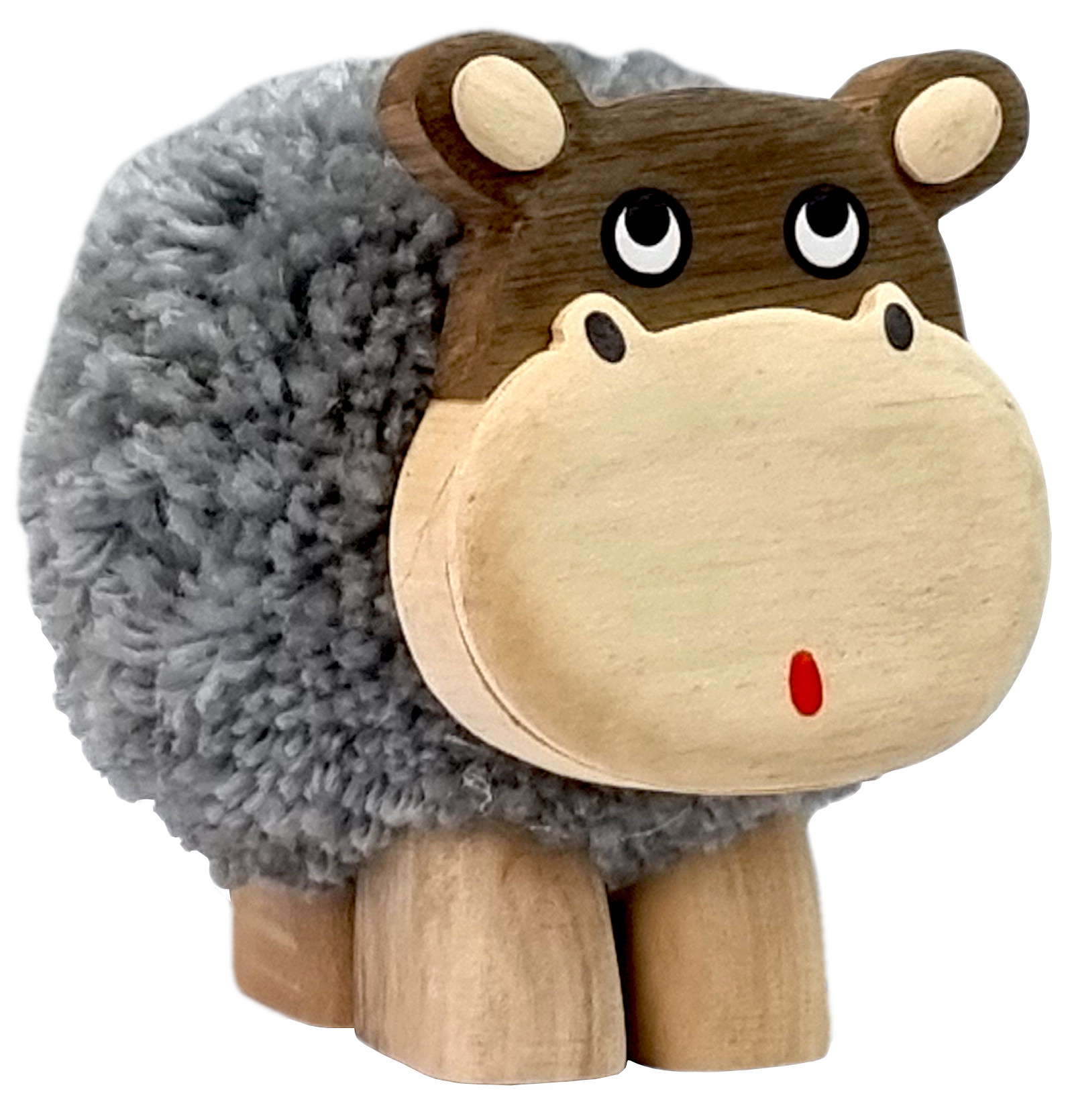 Levně 2Kids Toys Dřevěná figurka XL pompon Hroch