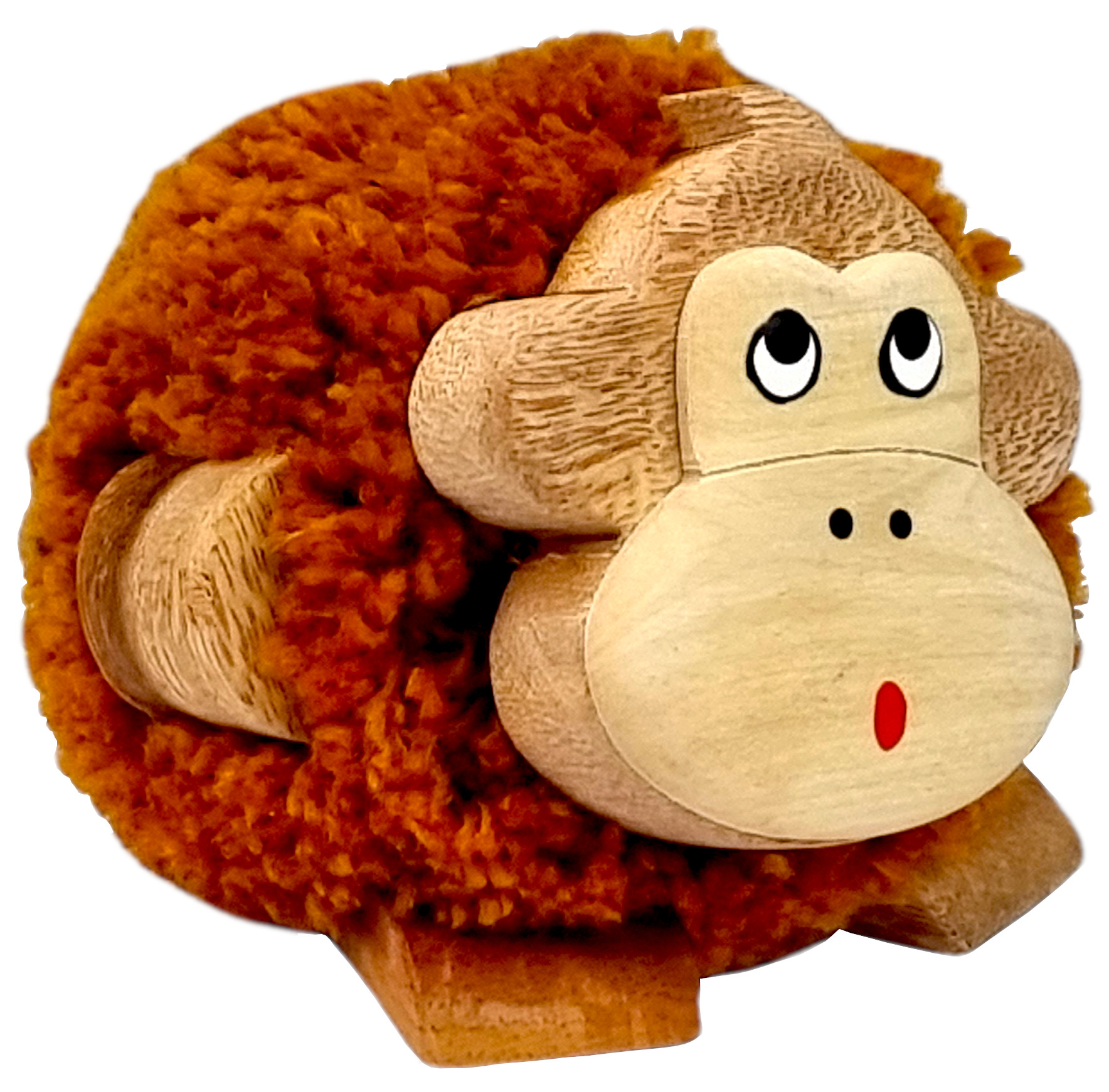 Levně 2Kids Toys Dřevěná figurka XL pompon Opice