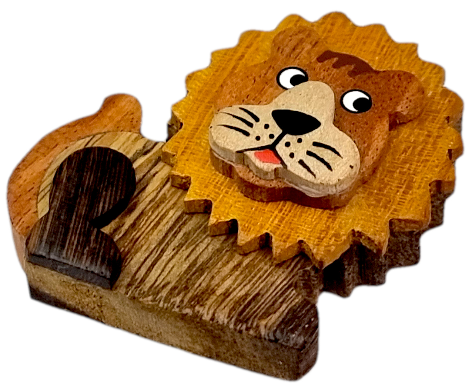 Levně 2Kids Toys Dřevěná magnetka velká Lev