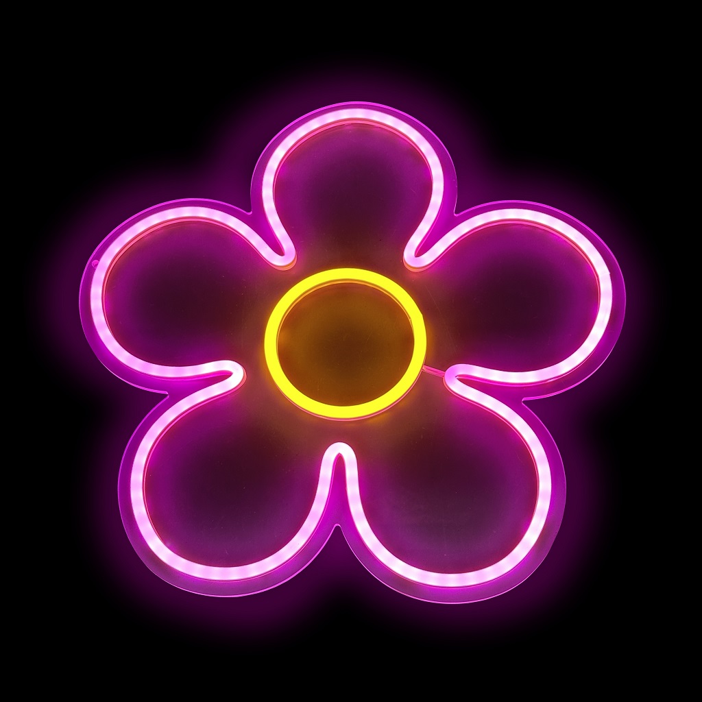 Levně 2Kids Toys LED NEON LIGHT lampička Květ