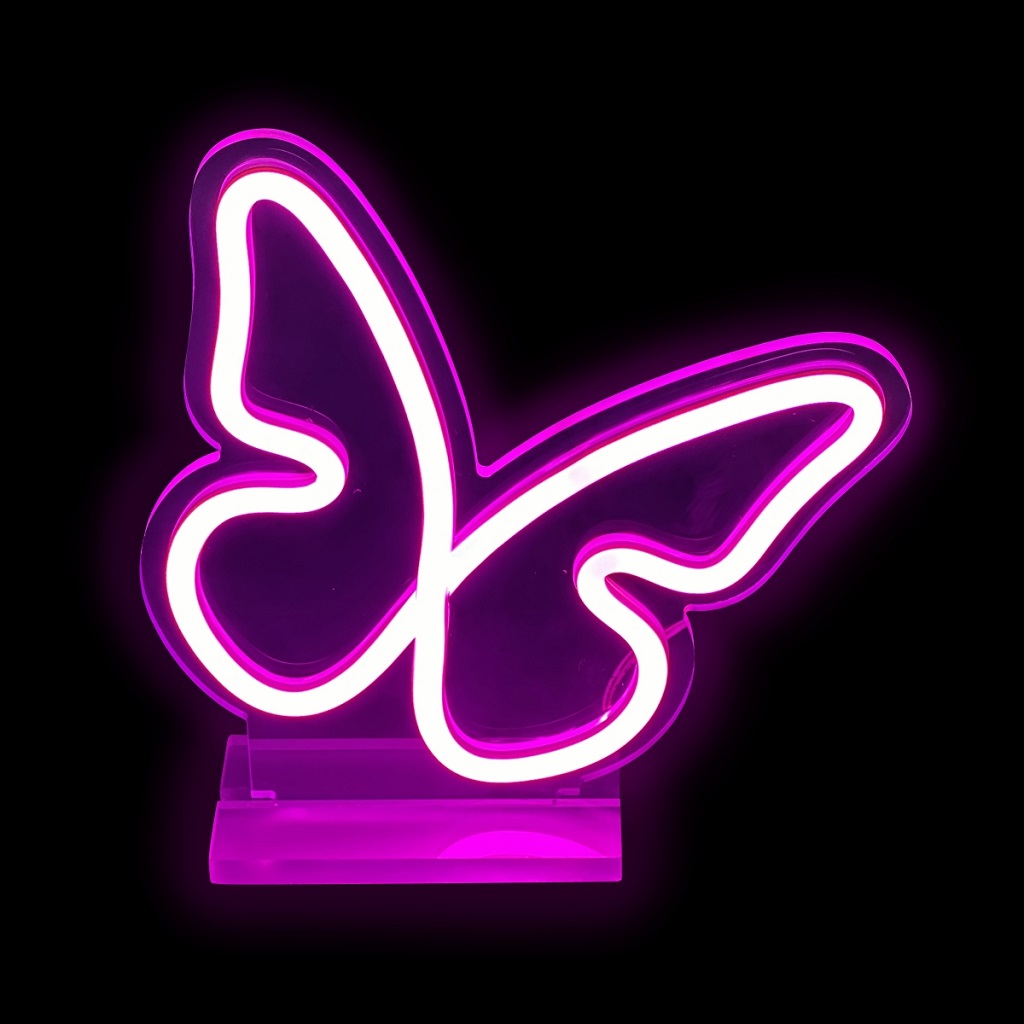 Levně 2Kids Toys LED NEON LIGHT lampička Motýlek