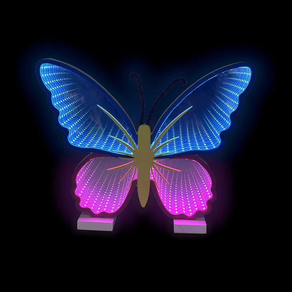 Levně 2Kids Toys LED NEON LIGHT lampička Motýl