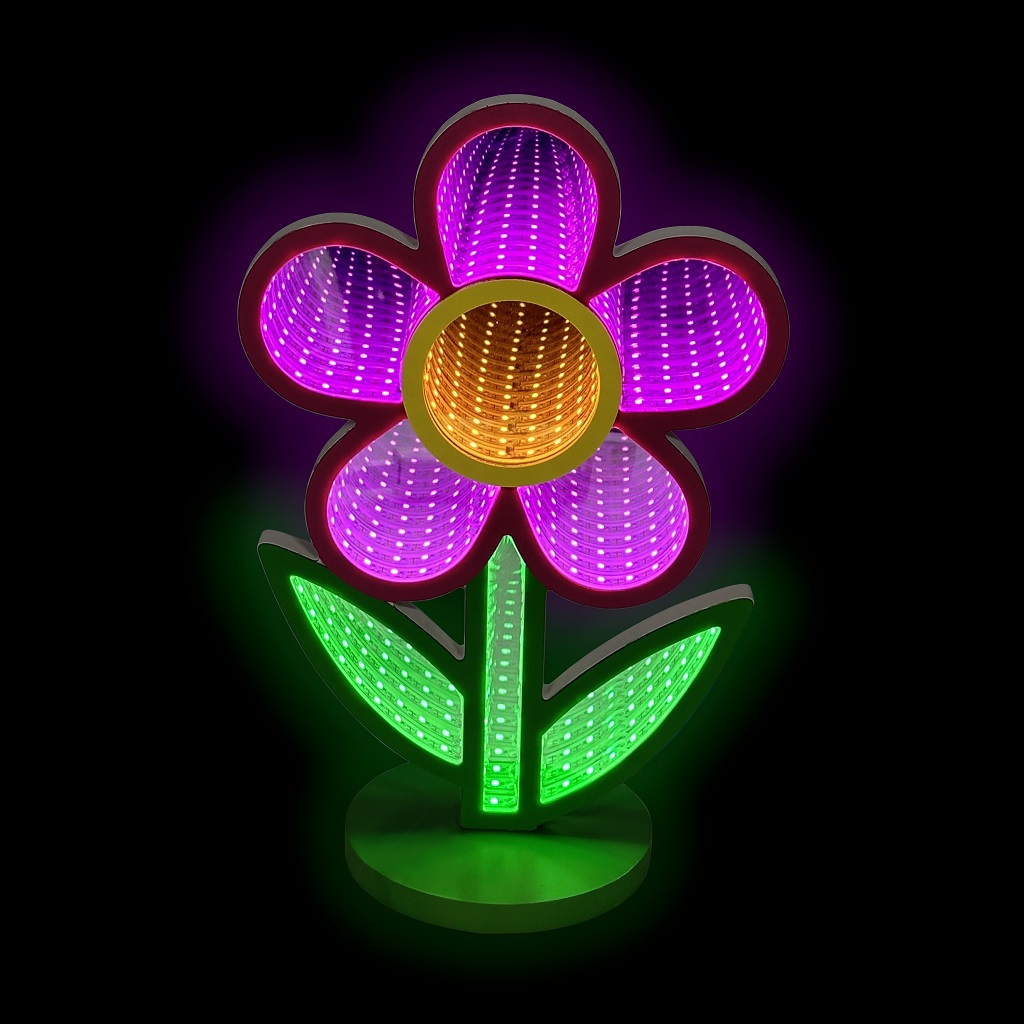 Levně 2Kids Toys LED NEON LIGHT lampička Květina