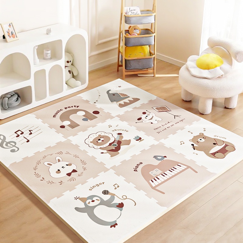 Levně 2Kids Toys Podložka na hraní Zvířecí párty 9 dílů