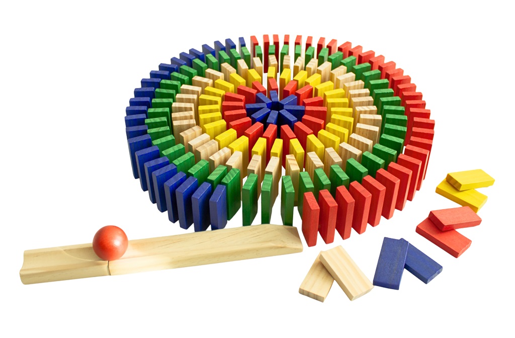 Levně 2Kids Toys Domino barevné 400 dílků