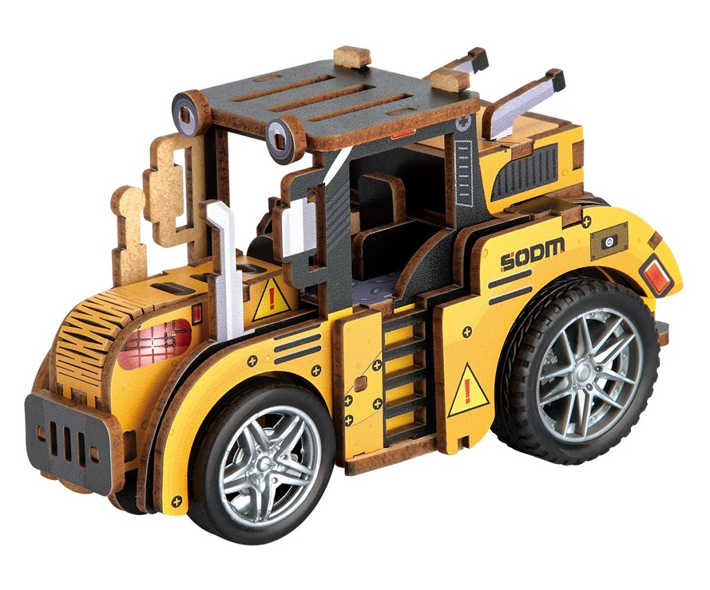 2Kids Toys 3D dřevěná skládačka Traktor