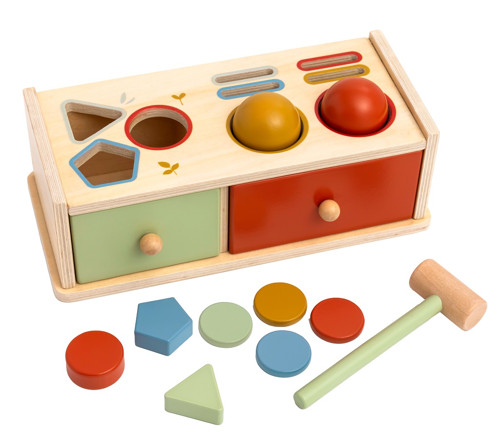 2Kids Toys Zatloukačka a vkládačka Šuplíčky