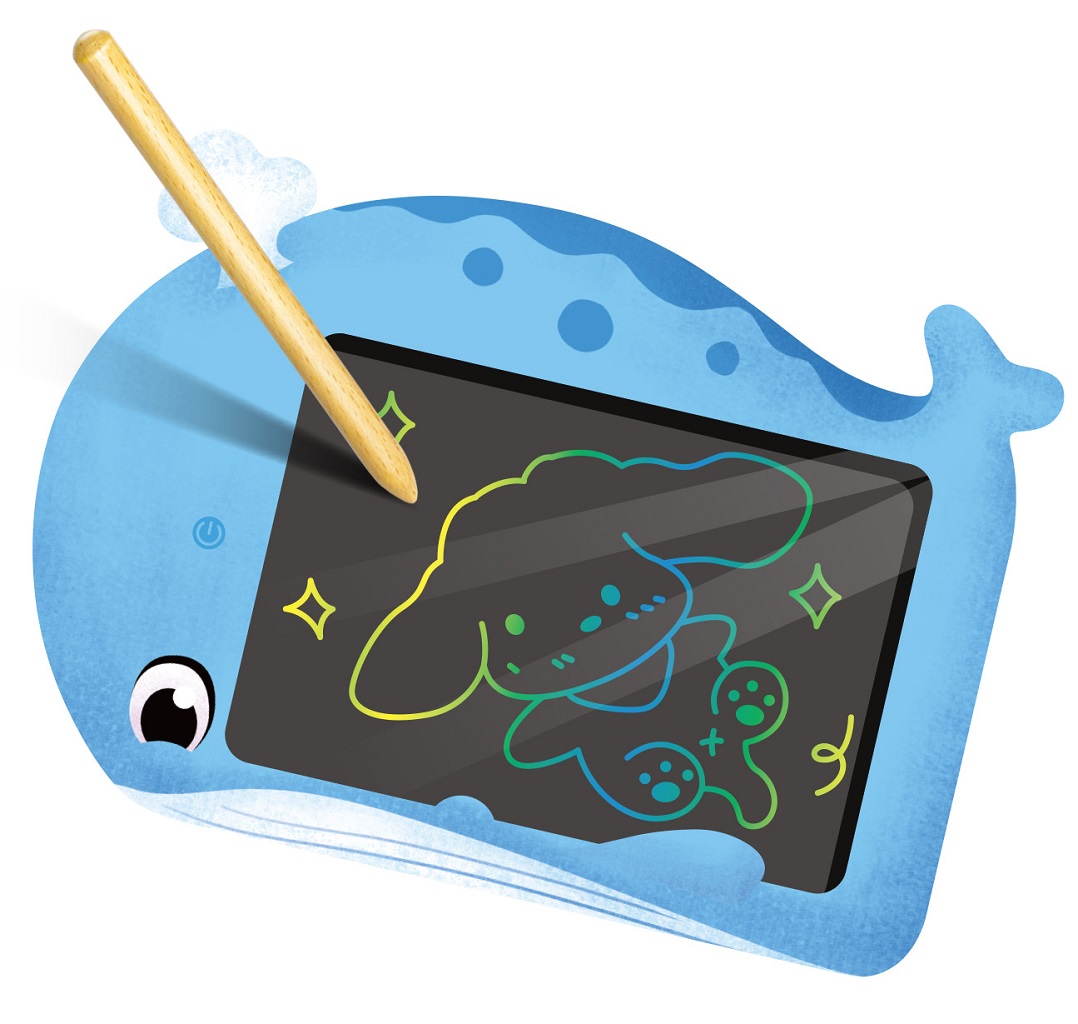2Kids Toys Dětský LCD kreslící tablet Velryba