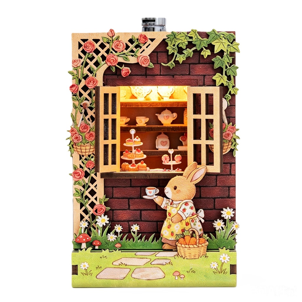2Kids Toys 3D dřevěná skládačka Magnet Králíčkova cukrárna