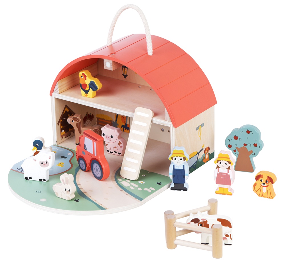 2Kids Toys Dřevěný domeček Farma