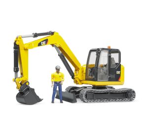 Bruder Minibagr CAT s figurkou