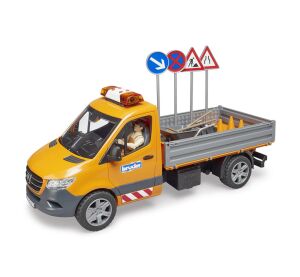 Bruder Vůz údržby silnic MB Sprinter s figurkou a příslušenstvím