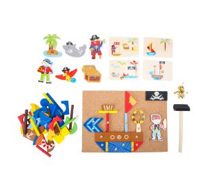 small foot Dřevěná kreativní hra Piráti