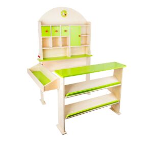 small foot Dřevěný prodejní stánek zelený