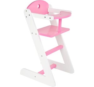 small foot Dřevěná jídelní židlička pro panenku dream