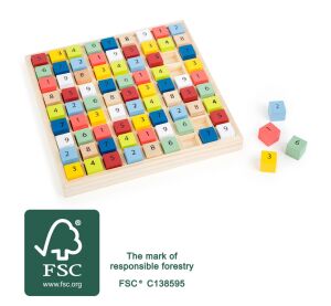 small foot Dřevěné sudoku barevné kostičky