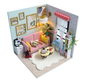 2Kids Toys miniatura domečku Obývací pokoj Sluneční paprsek